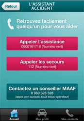 Déclarez vos accidents avec l'iPhone Déclarez vos accidents avec l'iPhone